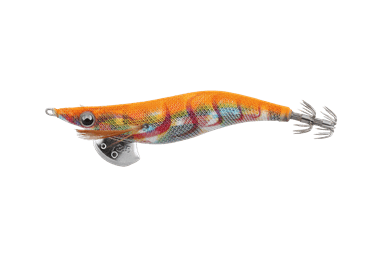 Yamashita EGI OH Live 3.0 Squid Jig Lure Orange Cloth Rainbow Tape