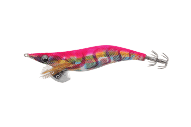 Yamashita EGI OH Live 3.0 Squid Jig Lure Pink Cloth Rainbow Tape