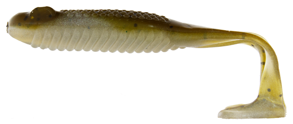 McArthy Buzz N Frog 4in Soft Plastic Topwater Lure Green Pumpkin Pearl