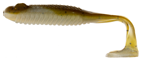 McArthy Buzz N Frog 4in Soft Plastic Topwater Lure Green Pumpkin Pearl