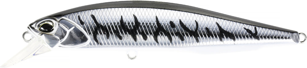 Duo Realis Jerkbait 100F 100mm Hard Body Lure Gunmetal Silver Tiger