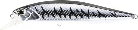 Duo Realis Jerkbait 100F 100mm Hard Body Lure Gunmetal Silver Tiger