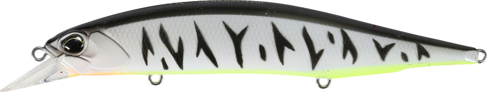Duo Realis Jerkbait 120F 120mm Hard Body Lure Gunmetal White Tiger