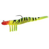Wilson Wild Shrimp Expose 7in Pre-Rigged Soft Plastic Lure Busted Frog