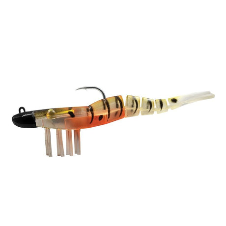 Wilson Wild Shrimp Expose 7in Pre-Rigged Soft Plastic Lure Natural