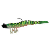 Wilson Wild Shrimp Expose HD 6in Pre-Rigged Soft Plastic Lure Toxic Tiger
