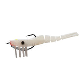 Wilson Wild Shrimp Weedless 6in Pre-Rigged Soft Plastic Lure White Noise