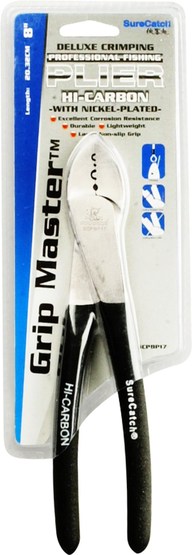 Sure Catch Grip Master 8in Standard Crimping Pliers