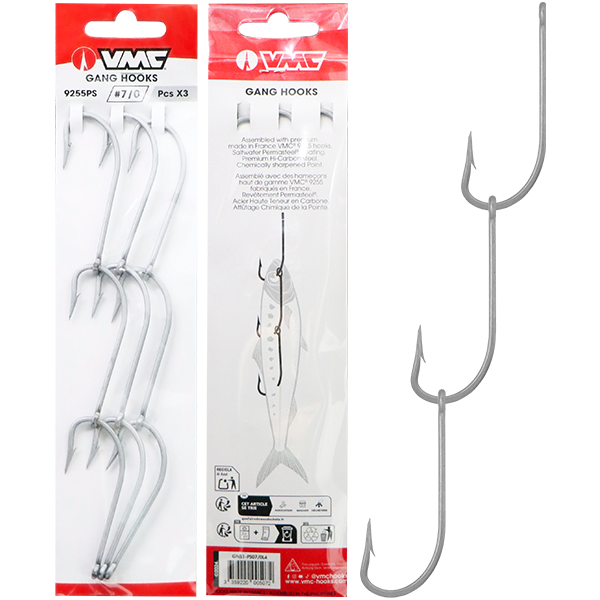 VMC Pre-Made Ganged Hooks 3pk