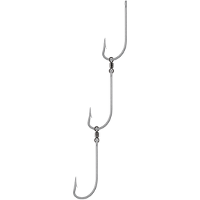 VMC Pre-Made Ganged Hooks With Swivel 3pk