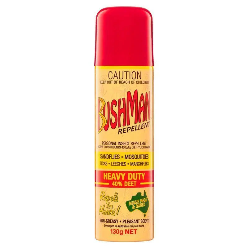 Bushman Aerosol 130g Heavy Duty Insect Repellent