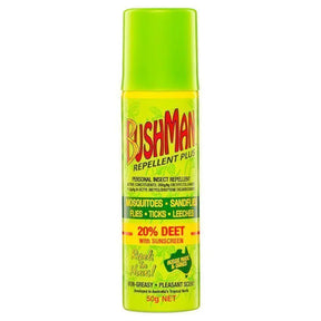 Bushman Aerosol 50g Insect Repellent With Sunscreen