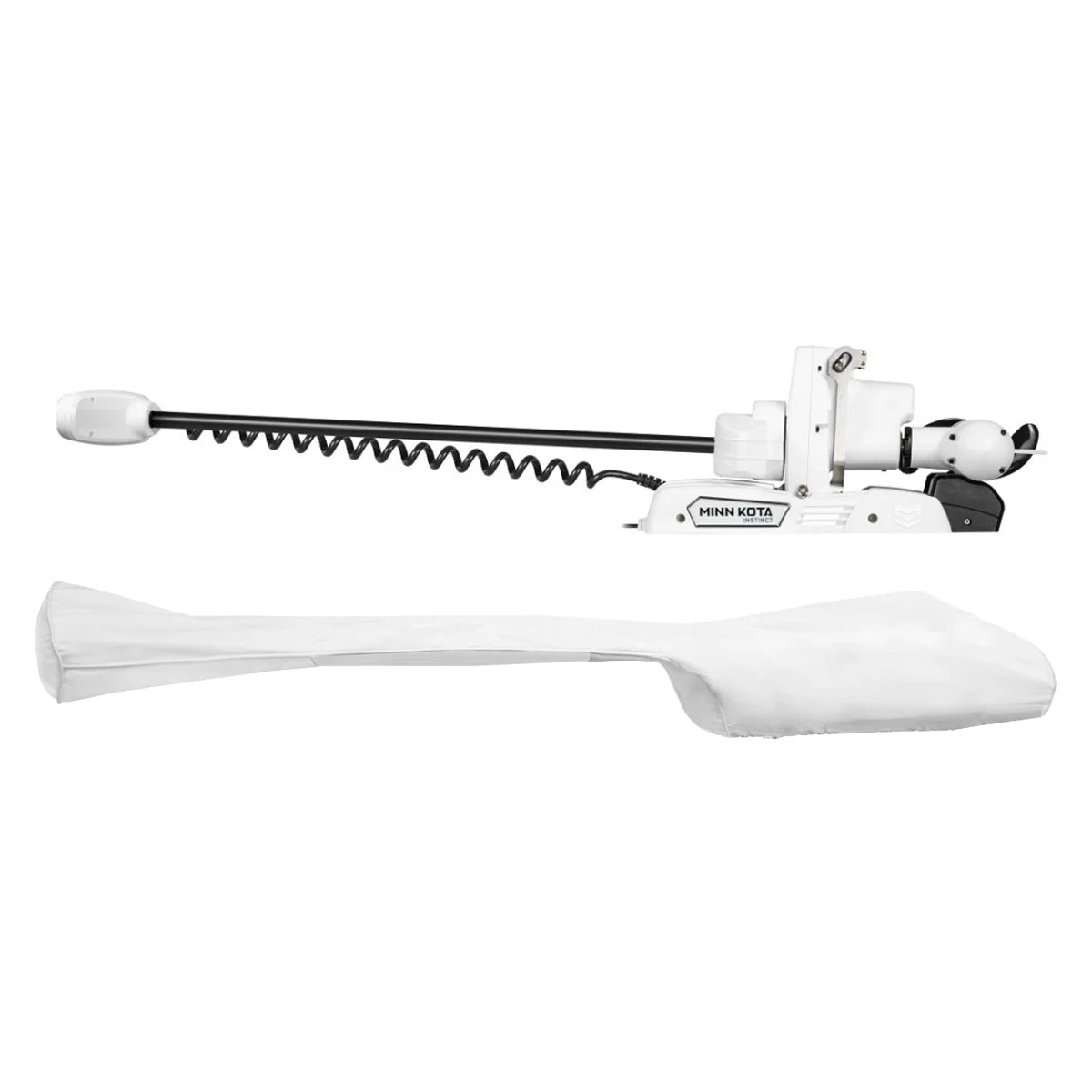 Oceansouth Trolling Motor Cover Minn Kota Instinct Quest 87in White