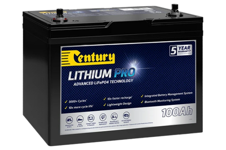 Century Lithium Pro C12-100XLI+ Lithium Battery 12v 100ah