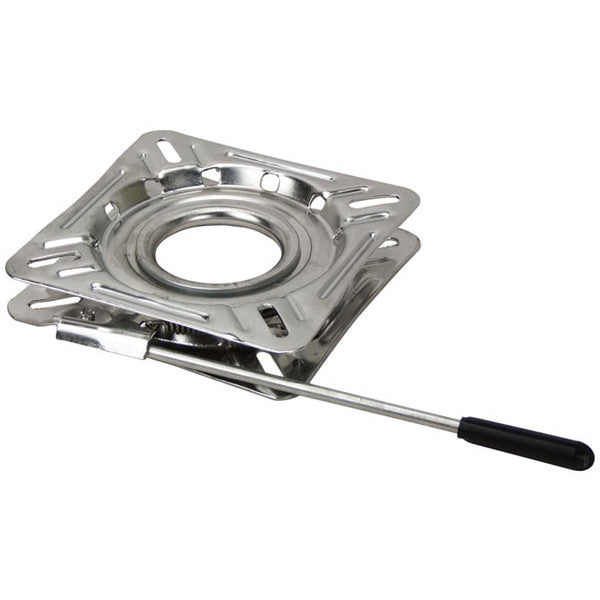 Stainless Steel Standard Lockable Boat Seat Swivel 168mm Square