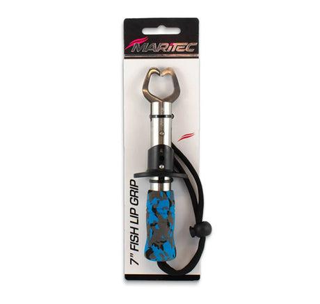 Maritec 7in Stainless Steel Lip Grip Blue Camo