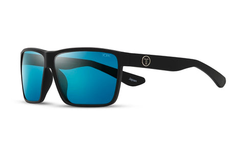 Tonic Maximus Recycled Polarised Sunglasses Black - Blue Mirror