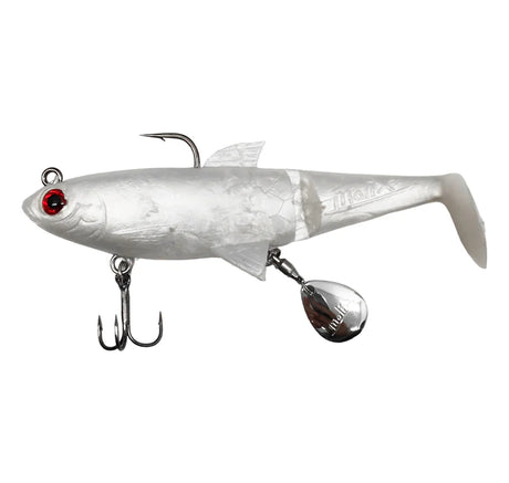 Molix Shad 100mm Soft Plastic Swimbait Lure Pearl White