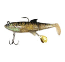 Molix Shad 185mm Soft Plastic Swimbait Lure Black Gold Tiger