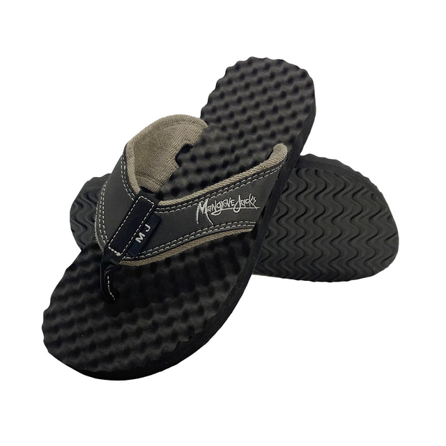 Mangrove Jacks Nobbies Thongs Black