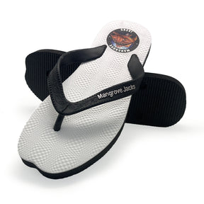 Mangrove Jacks Double Plugger Thongs Black & White