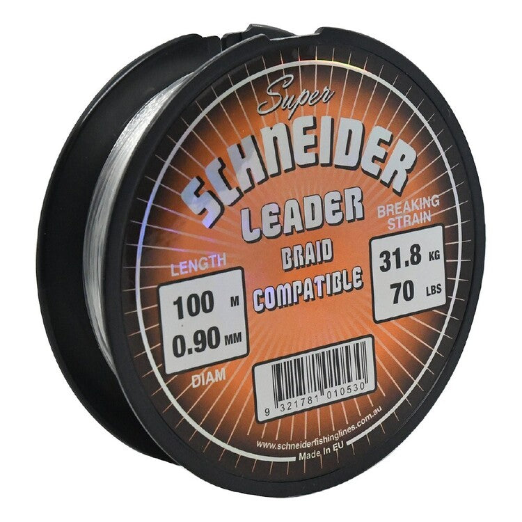 Schneider Monofilament Fishing Leader 100m White