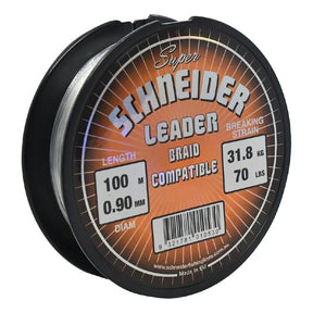 Schneider Monofilament Fishing Leader 100m White