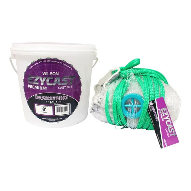 Wilson EzyCast Drawstring Mono Mesh Cast Net
