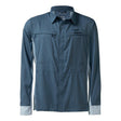 Shimano Pro Stretch Vented Navy Fishing Shirt