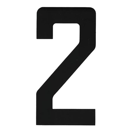 BLA Stick On Boat Rego Numbers Pair 8in Black