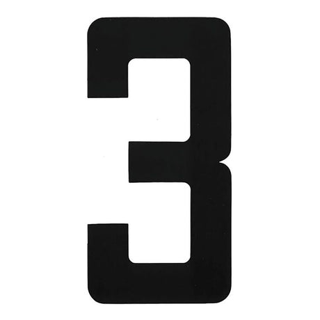 BLA Stick On Boat Rego Numbers Pair 8in Black