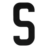 BLA Stick On Boat Rego Letters Pair 8in Black