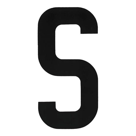 BLA Stick On Boat Rego Letters Pair 8in Black