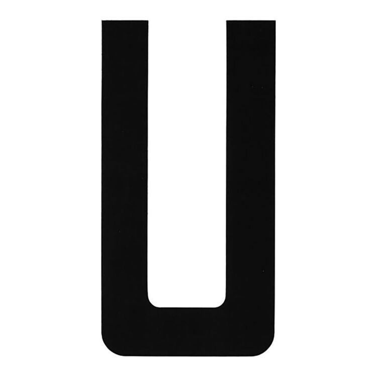 BLA Stick On Boat Rego Letters Pair 8in Black
