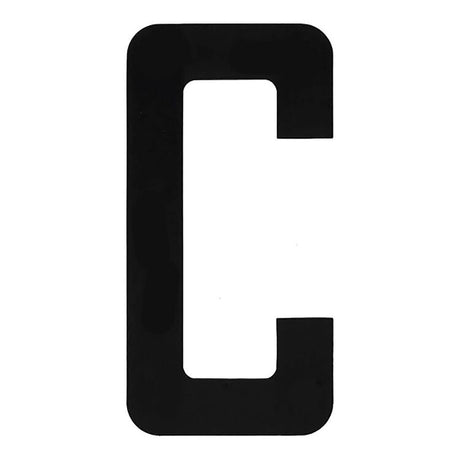 BLA Stick On Boat Rego Letters Pair 8in Black