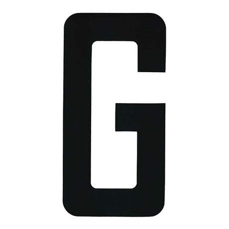 BLA Stick On Boat Rego Letters Pair 8in Black