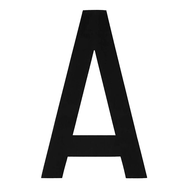 BLA Stick On Boat Rego Letters Pair 8in Black