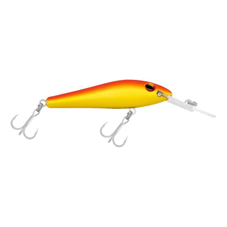 Halco TBarra 80mm Hard Body Lure Chrome Gold Orange Back