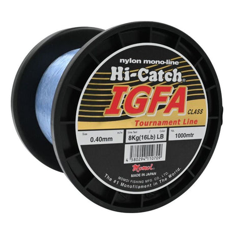 Momoi Hi-Catch IGFA Class Monofilament Fishing Line 1000m Blue
