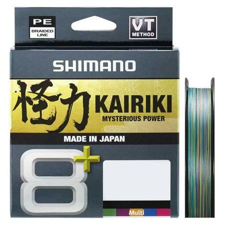 Shimano Kairiki 8+ Pe Braided Fishing Line 300m Multi Colour