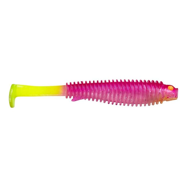 Squidgies Ridge Shad 110mm Soft Plastic Lure Hot Sunrise