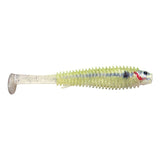 Squidgies Ridge Shad 110mm Soft Plastic Lure White Bait