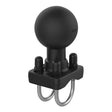 Ram Double U-Bolt Ball Base Rail Mount 19mm - 31mm D Size