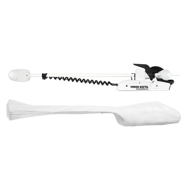 Oceansouth Trolling Motor Cover Minn Kota Riptide PowerDrive 54in White