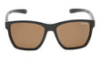Ugly Fish Unbreakable PU5008 Polarised Sunglasses Matt Black - Brown