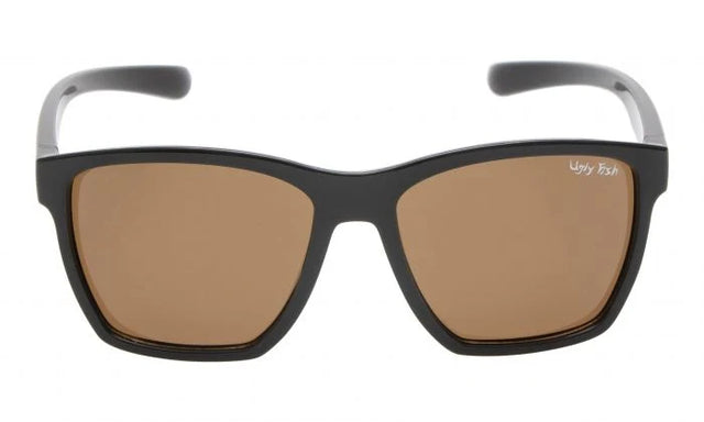 Ugly Fish Unbreakable PU5008 Polarised Sunglasses Matt Black - Brown