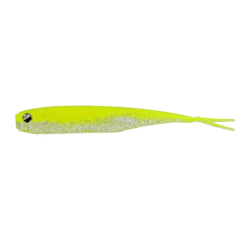Raid Super Fish Roller 4in Soft Plastic Lure White Chart