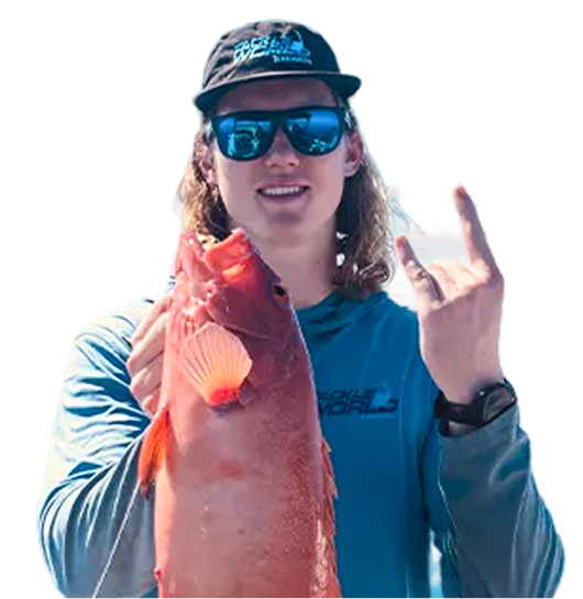 Fisherman with catch