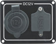 RWB 12v Cig Socket and USB Panel