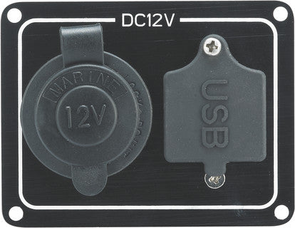 RWB 12v Cig Socket and USB Panel